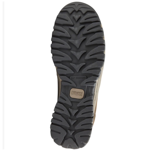 Duluth Trading Brown Leather Slip On Shoes Wild Boar Leather Mocs Size 10 W Wide - Picture 3 of 15